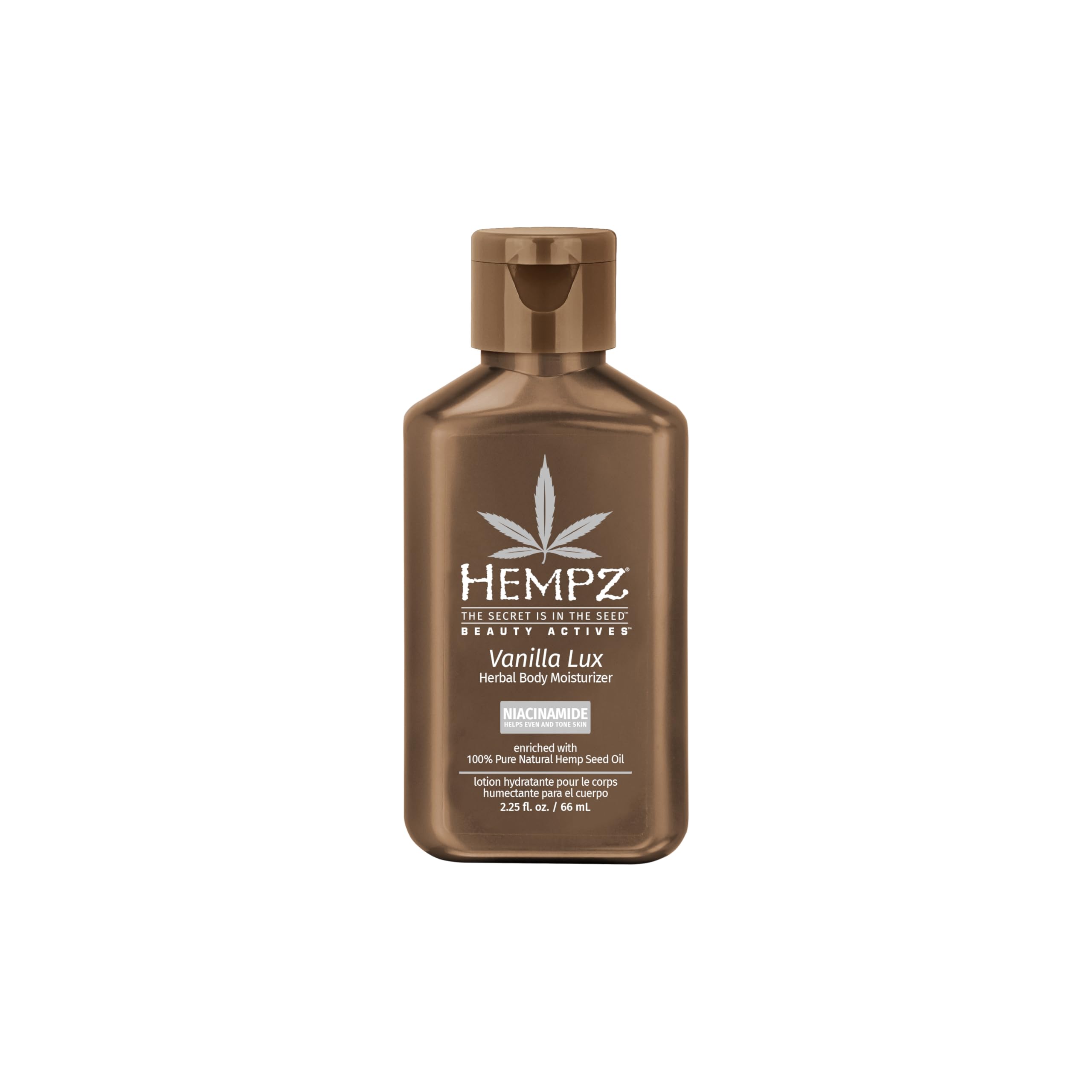 Photo 1 of HEMPZ Mini Vanilla Lux Herbal Body Moisturizer 2.25 oz. New LOOK