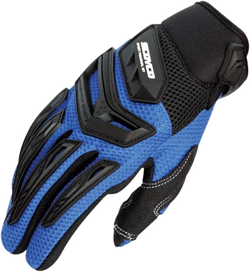 YuanBo Wu For Scoyco/赛羽parts competition cross-country gloves motorcycle riding knight locomotive leisure gloves MX54 (Color : Red)