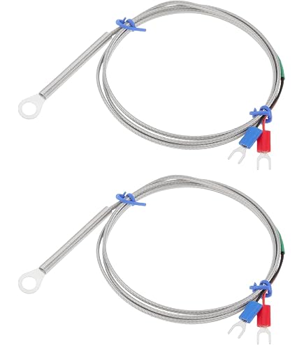 Thermocouple Type K étanche – 5×100 Mm, 0-600°C, 5ft, Avec Connecteur