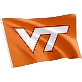 Desert Cactus Virginia Tech VT Flag - 3 x 5 Feet Hokies Banner, Indoor/Outdoor Durable Fabric, 100% Polyester Design (Style Y)
