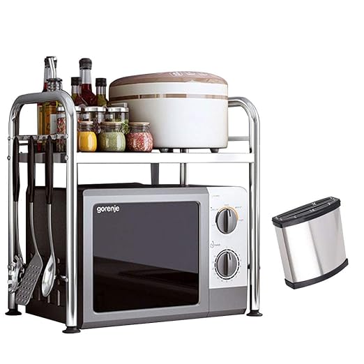 Doble Capa Rejilla de Horno Microondas de Acero Inoxidable Rejilla ...