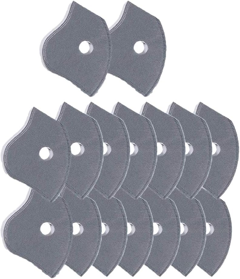 Cimoto 16 Pcs Activated Carbon N99 PM2.5 Filters 5 Layer Replacement Filters Paper for Mesh or Neoprene Dust