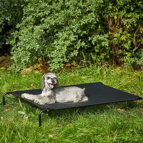 SUPERJARE Elevated Dog Bed Cot, 48” Portable Raised Pet Cooling Cot for