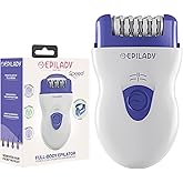 Epilady Speed Corded Epilator for Women – Dual-Speed 40-Disc Root Hair Removal Device for Legs, Underarms and Bikini Area Compact Waterproof Anti-Pinch Design for Smooth Long-Lasting Results