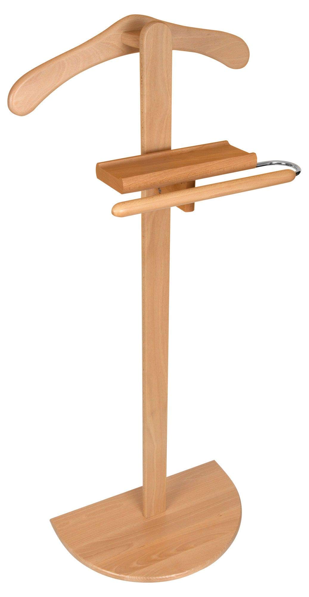 Hagspiel Herrendiener, natural coat stand beechwood.