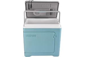 Pinnacle Thermoware Electric Cooler – Large 30L Portable Cooler for Hot and Cold Drinks and Food – 12v Travel Cooler for Car, Camper, RV, Van – Plug-In Cooler Refrigerator for Travel, Fishing, Hunting