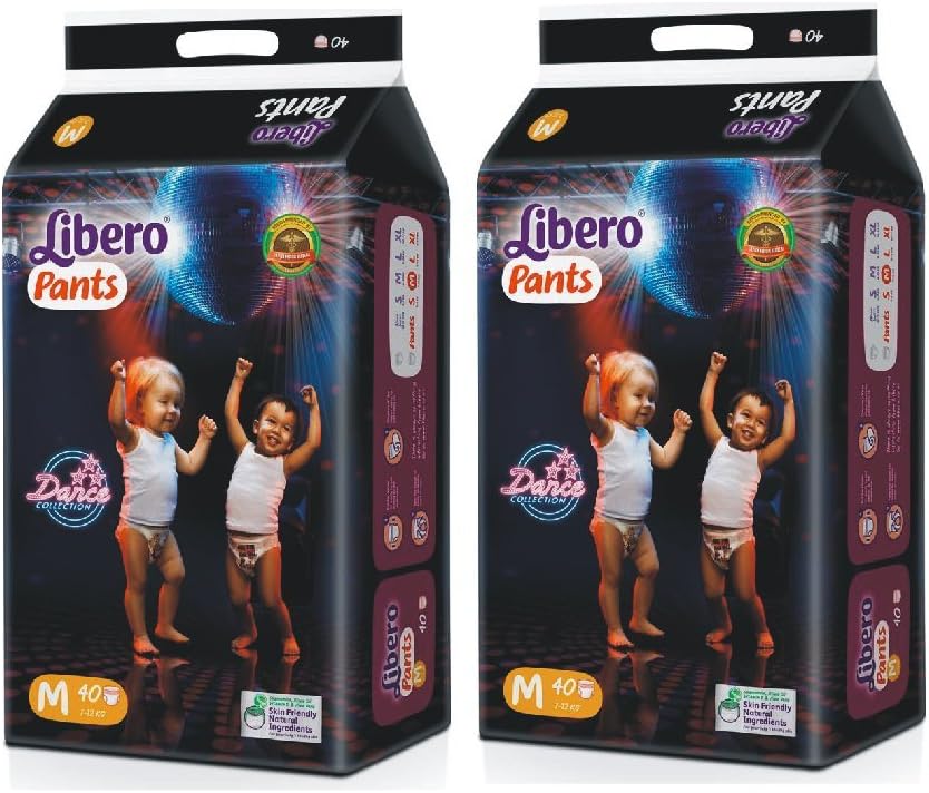 Libero Baby's Cotton Diaper Pants Medium (White, 1-2 years)-Pack of 2