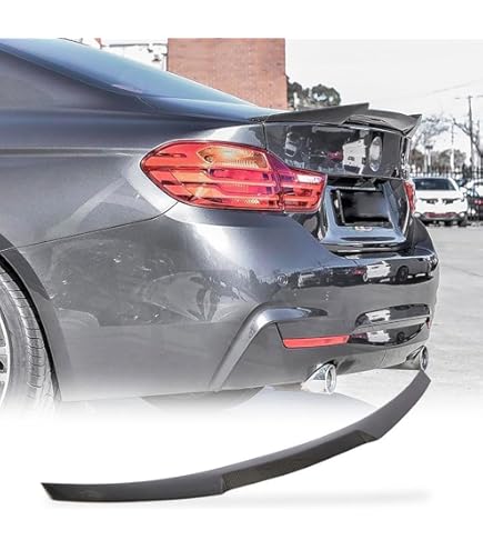 CARRO De Fibra De Carbono ASA TRASEIRA TRONCO SPOILER PARA BMW Série 4