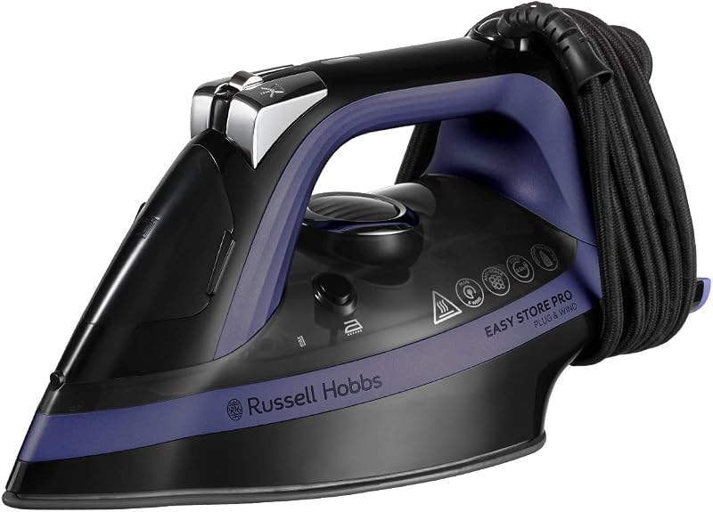 Russell Hobbs EasyStore Pro Steam Iron 2400W 200g Boost Ceramic Soleplate