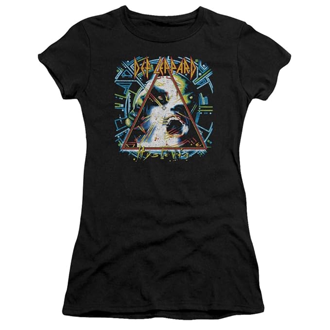 Def Leppard Womens Hysteria TShirt Amazon.co.uk Clothing