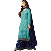 Ziya Indian Pakistani Dresses for Women Palazzo Style Embroidered Salwar Kameez Suit 47001