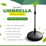 Karrma Ltd Parasol Base 7L Water Filled Garden Umbrella Stand Black view 3
