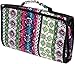 Silverhooks Women's Travel Cosmetic Organizer Bag (Boho W/Black Trim)