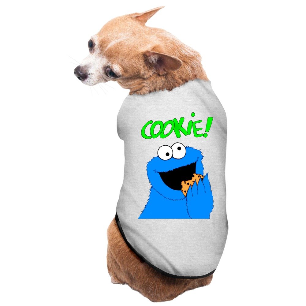 Aip-Yep High Quality Sesame Street Cookie Puppies And Dog Tank Top Gray Size M (6002995526194)
