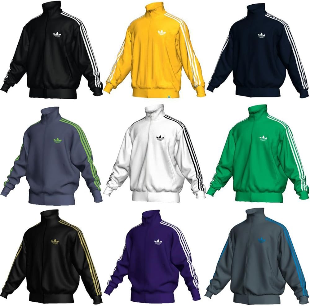 adidas Firebird Men's Tracksuit Top blue blue Size:XXL: Amazon.co.uk: Clothing