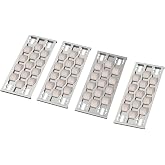 Ceramic Briquette Tray Fits for Nexgrill 720-0057 Turbo Capt'n Cook | 4 Pack Ceramic Briquettes, 18.125" x 7.25", Fits Nexgrill 720-0057-3B/4B &amp; Capt'n Cook CG3CKW/CG4CKW, Even Heat