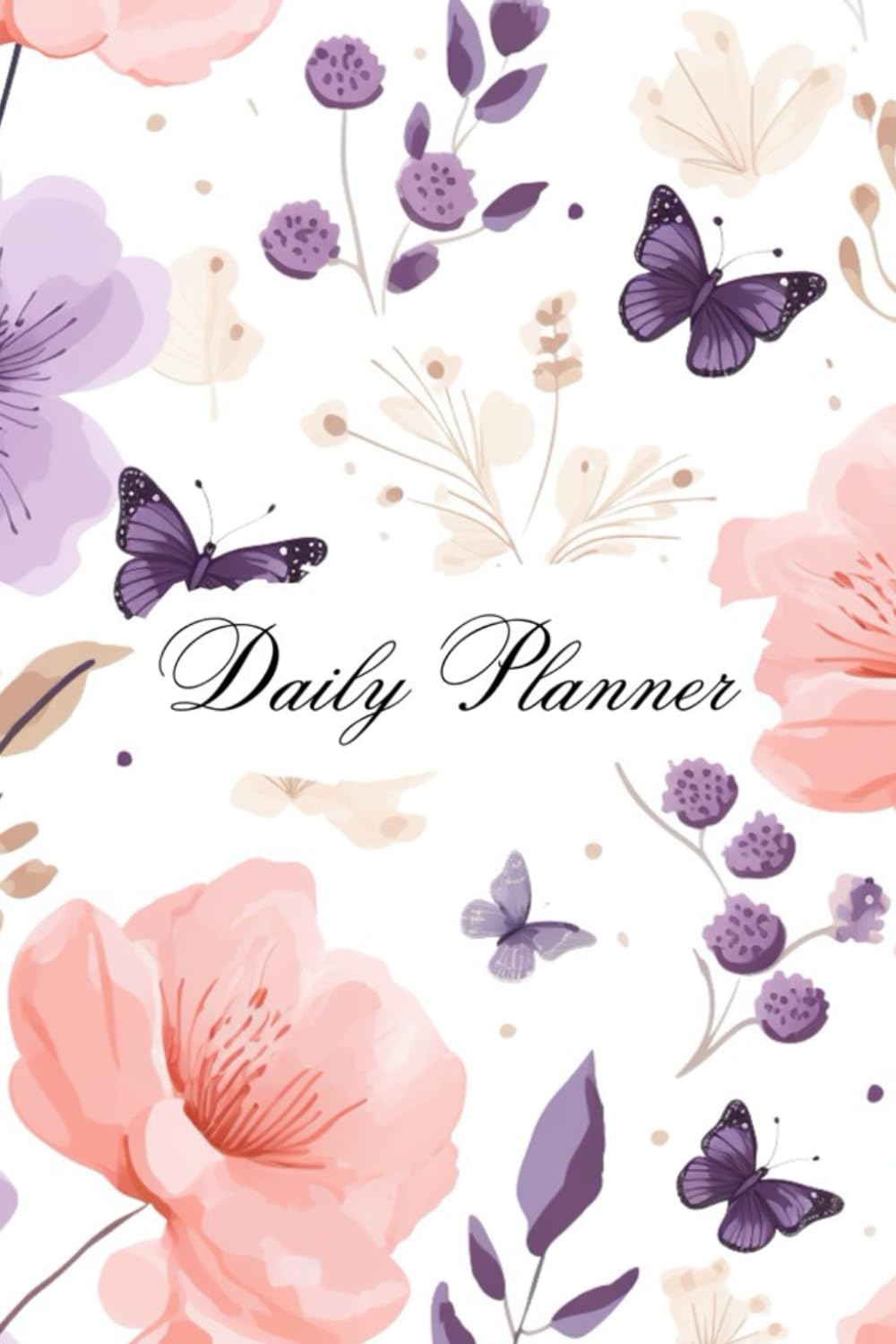 Undated Daily Planner: With Space to Write Down Hourly Schedule, Priorities, To Do List, Goals, and Notes