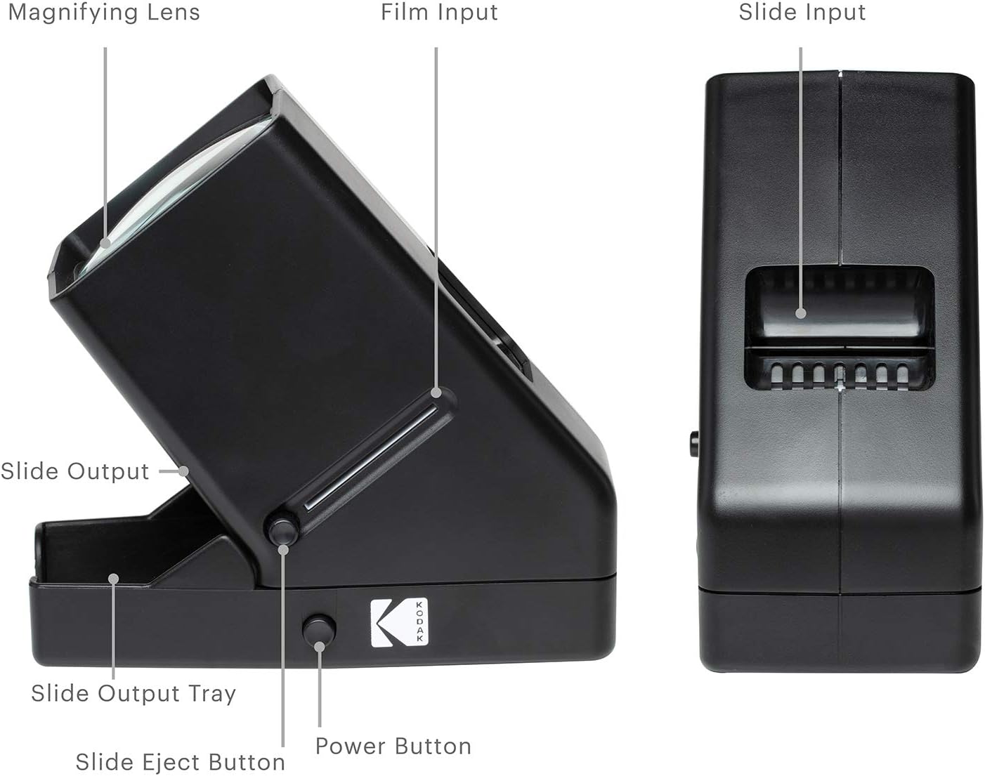 KODAK 35mm Slide and Film Viewer - Battery Operation, 3X Magnification, LED Lighted Viewing – for 35mm Slides & Film Negatives: Electronics