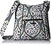 Vera Bradley Women's Cotton Hipster Crossbody Purse, Heritage Leaf, One Size