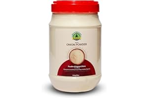 Buddha Spices Inc. Dehydrated White Onion Powder - 1100g (39 oz) - All-Natural and Gluten-Free - Convenient and Long-Lasting - Pure Indian Origin
