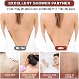 URAQT Exfoliating Back Scrubber 37 Inch Bath Body Brush with Handles view 4