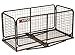 Carpod Cargo Carrier Hitch Basket with Lockable Top Lid, Cargo Volume 14 cu ft, Weight Capacity 450 lb. Durable One-Piece Welded Galvanized Frames, Folds Flat for Easy Storage, with True 2” Shank