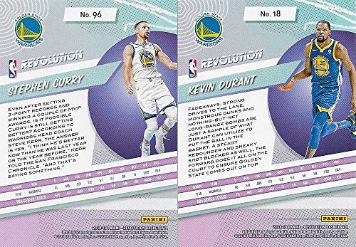 Golden State Warriors Factory Sealed 20 Card Favorite Team Set Pack Featuring 2018 2019 Revolution Series Cards of Stephen Curry, Kevin Durant, Draymond Green and Klay Thompson Plus 16 Other Cards