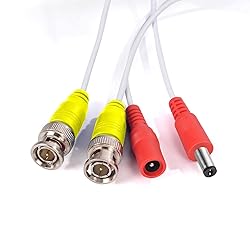 HISVISION 4 Pack 100feet(30M) 2-in-1 BNC Video