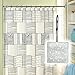 AGPTEK 12 PCS Decoractive Shower Curtain Hooks for Living Room Bedroom Bathroom