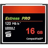 WQDMKE Camera CF Card 16GB CompactFlash Memory Card UDMA Speed Up to 120MB/s