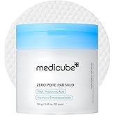 medicube Toner Pads Zero Pore Pad Mild 2.0 | Gentle Calming Toner Pad for Exfoliation, Minimizing Pores & Blackhead Removal with PHA | Ideal for All Skin Types | Korean Skin Care, 70 Pads (1 Pack)