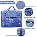 Travel Bag Foldable Lightweight Travel Duffel Bag 26L Nylon Waterproof Travel Luggage Bag for Women and Men (Pack of 2) (Blue+Green-1)