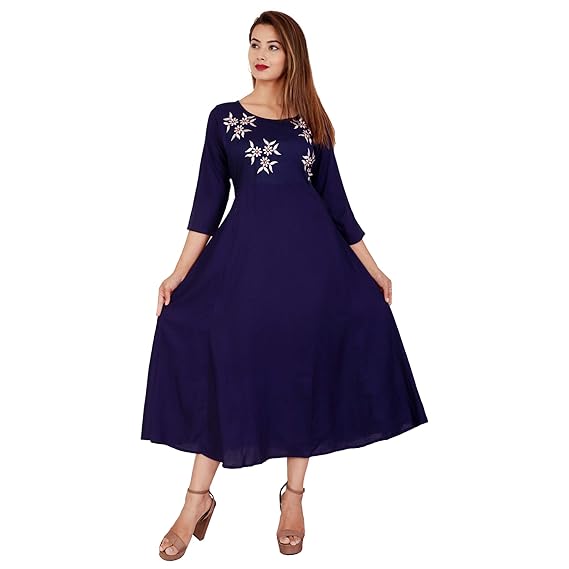 Women's Rayon Anarkali Kurta