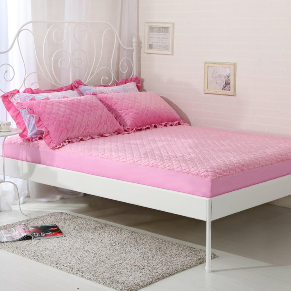 FHFGHYURBNYFGHFBY Single Bed Single Piece Non-Slip/Mattress Cover/Bedspread Thickening Folder Cotton/dust-Proof Cover-I 150x200cm(59x79inch)