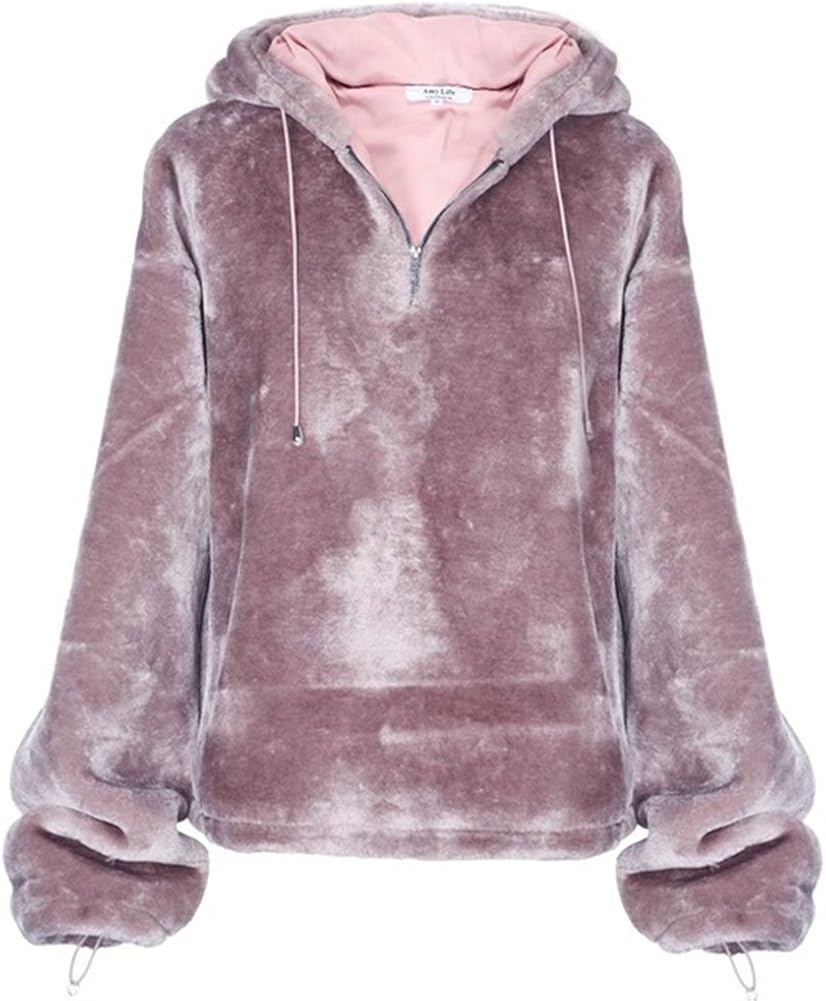 oversized velvet hoodie