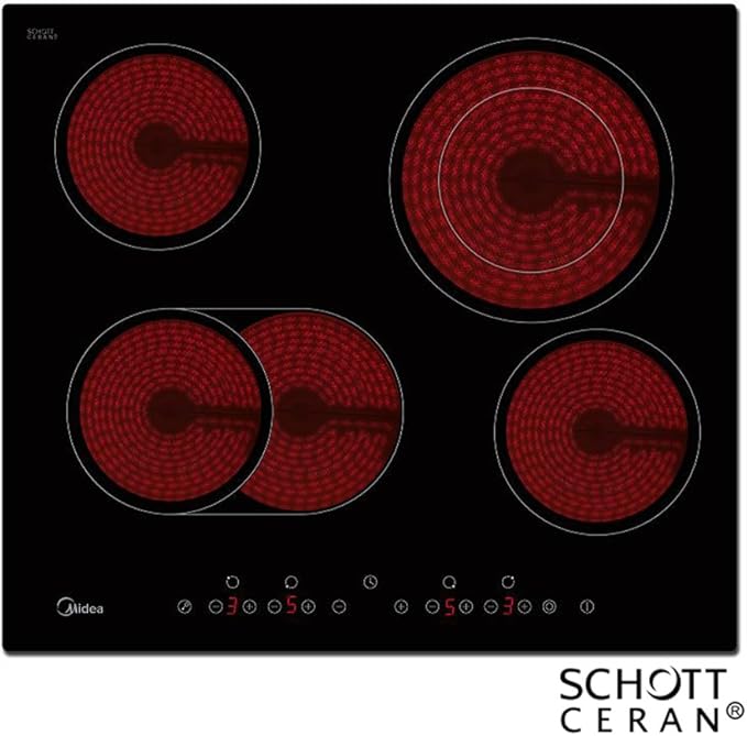 Glaskeramikkochfeld Ceran Glaskeramik Kochfeld Autark Sensor Touch Control 60cm Amazon De Elektro Grossgerate