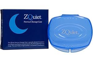 ZQUIET Premium Storage Case for ZQuiet Anti-Snoring Mouthpiece (Device NOT Included) – Durable, Protective, Ventilated, and Convenient for Everyday Storage and Travel
