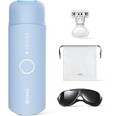 Ulike ME Laser Hair Removal Device with Ice Cooling Care for Women and Men | Beginner-Friendly, IPL with Ice-Cooling Technology, Bikini Mode, AutoGlide, 4 Modes, Light Blue