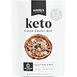 Keto Pizza Crust Zero Carb Mix - Keto and Gluten Free Pizza Baking Mix, Vegan - 0g Net Carbs Per Slice - Easy to Make - No Nu