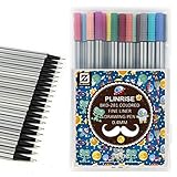 Comix Baoke D281 Office Colored Pen Point Gel Ink Pen ,Set of 20 Assorted Colors (20)