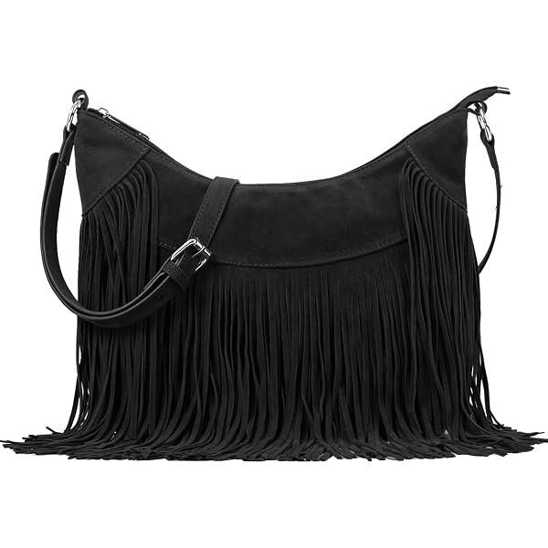 Amazon.com | Hearty Trendy Faux Leather Fringe Flap Backpack  display picture 1