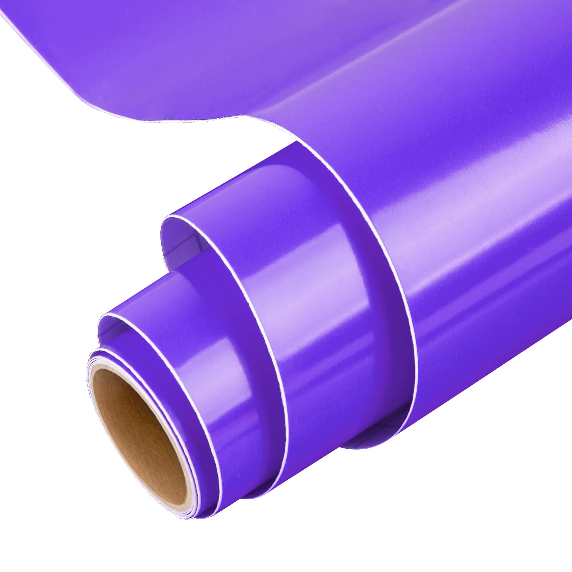 IModeur Glossy Purple Permanent Vinyl Roll - 30.5 x 153 cm Adhesive Vinyl for Mug, Cup, Window & Home Decor, and Other DIY Projects