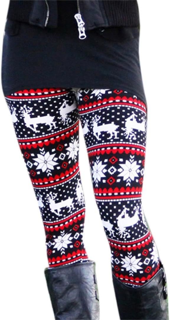Pants for Womens, FORUU Casual Skinny Geometric Printed Jegging Slim Leggings