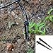 king do way 50Pcs Irrigation Drip Emitters for 4mm/7mm Tubing Adjustable 360 Degree Water Flow Drip Irrigation System for Plant Garden Watering 5 Inch