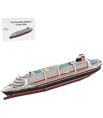 Amazon.com: GoAssemb 1/500 Scale The Poseidon Modern Cruise Ship