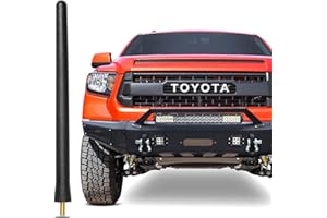 BASIKER Short Antenna Fit for Toyota Tundra Tacoma FJ Cruiser 1995-2025, 6 3/4 Inch Car Wash Proof EPDM Rubber Antenna Replac