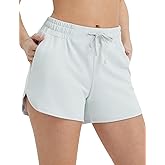 baleaf Women's 3.5" Running Shorts Quick Dry with Zipper Pocket Liner Shorts Gym Workout