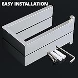 Sayayo SUS304 Stainless Steel Toilet Roll Holder Wall Mounted EGKN2211-C view 7