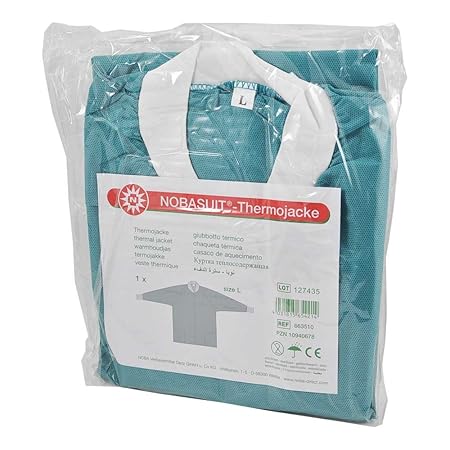 NOBASUIT-Thermojacke, OP Bekleidung, Jacke, Einmaljacke, 3-lagig, steril, M
