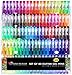 Glitter Gel Pens by Color Technik, Set of 80 Glitter and Neon Glitter Pens, Best Assorted Colors, No Duplicates, 40% More Ink, Enhance Your Adult Coloring Book Experience Now, Perfect Gift Idea!